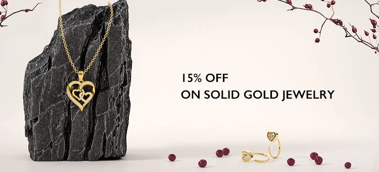 15% Off Gold Jewelry Valentine's Day Sales